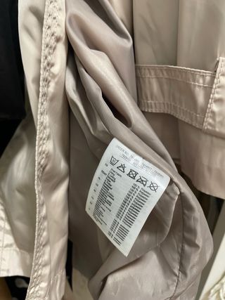 Gabardina impermeable Flame beige
