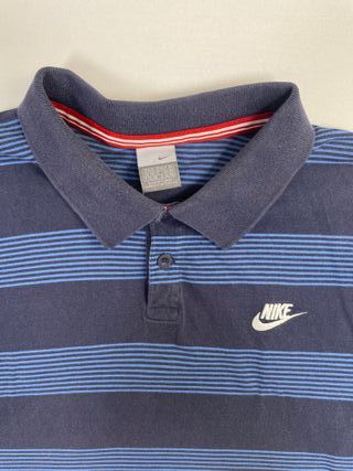 Polo Nike Rayas Azul Marino