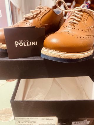 Scarpe Pollini Donna Tg 40 Marrone
