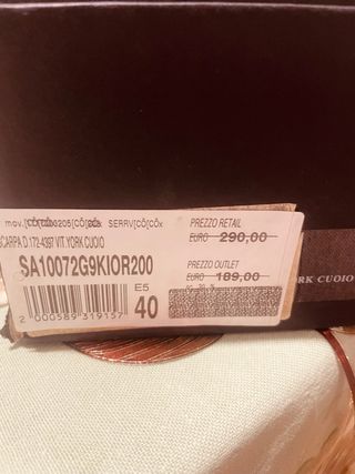 Scarpe Pollini Donna Tg 40 Marrone