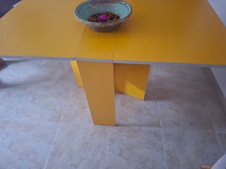 Mesa plegable , en tres formas para espacios peque