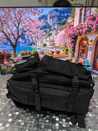 Mochila Táctica Militar Trekking 50Litros negra