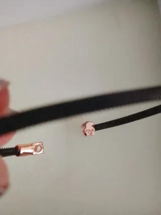 Pulsera Tous Plata Negra