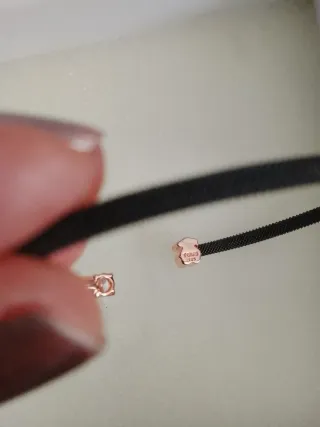 Pulsera Tous Plata Negra