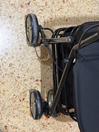 Andador Carrito Compra Negro
