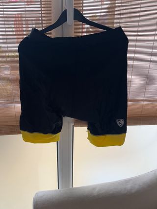 Culotte Ciclismo Negro y Amarillo