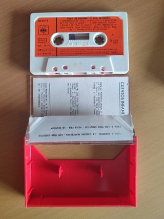 Lote 4 Cintas Cassette Infantiles TV Años 70-80