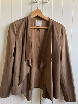 Chaqueta YAYA ante marrón