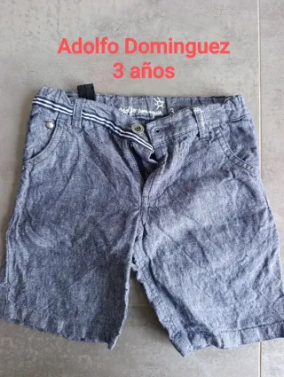 Pantalón corto Adolfo Dominguez 3 años