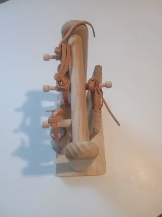 Set utensili cucina legno e cuoio