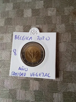 5 Monedas Bélgica 2€ Conmemorativas