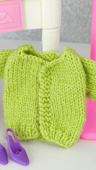 Conjunto Ropa Barbie: Vestido, Chaqueta, Bolso