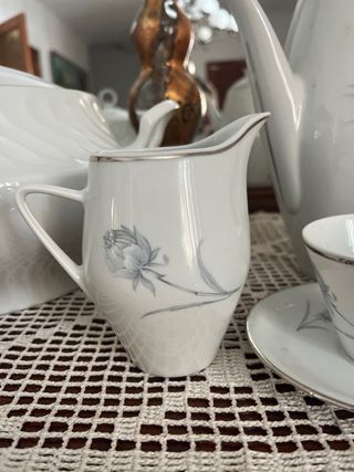 Juego de café de porcelana 12 piezas