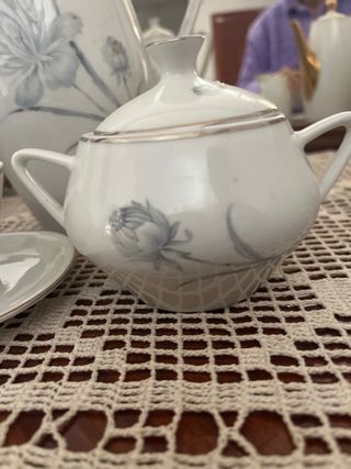 Juego de café de porcelana 12 piezas
