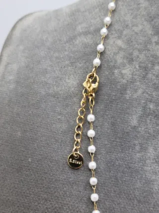 Gargantilla Acero Quirúrgico Chapado Oro Tréboles