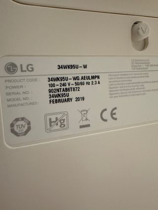 Monitor LG UltraWide 34WK95U-W