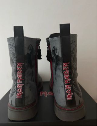 Stivaletti Iron Maiden Eddie Neri/Grigi