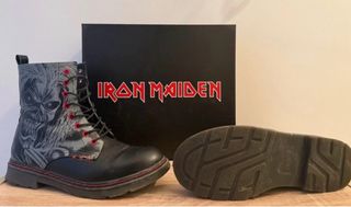 Stivaletti Iron Maiden Eddie Neri/Grigi