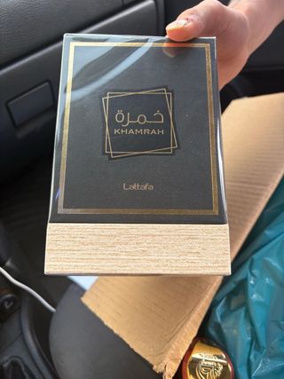 Perfume Khamrah Lattafa 100ml Negro Árabe Original