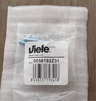 2 Tiradores Viefe 20 cm Acero Inoxidable