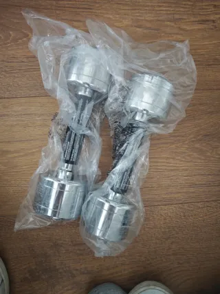 Mancuerna Everlast 4 KG Cromada