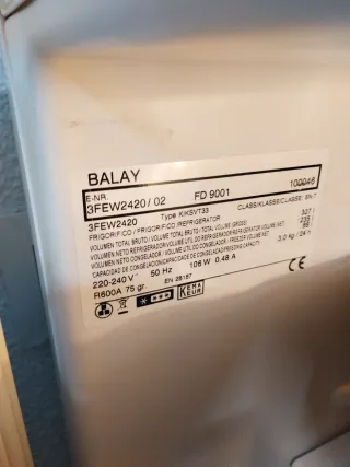 Frigorífico Balay Combi Blanco