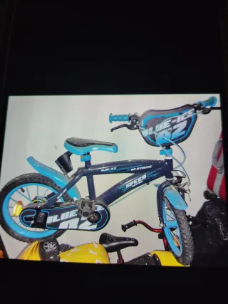 Bicicleta infantil Blue Ice