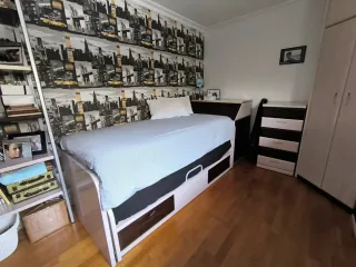 Cama nido con 2 camas + cajones + arcon