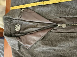 Giacca lunga grigio scuro