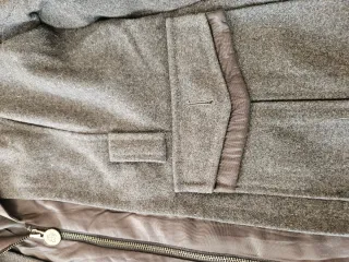 Giacca lunga grigio scuro