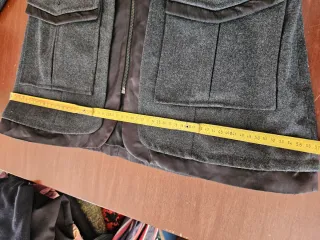 Giacca lunga grigio scuro