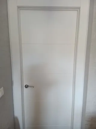 Puertas de madera con cristal
