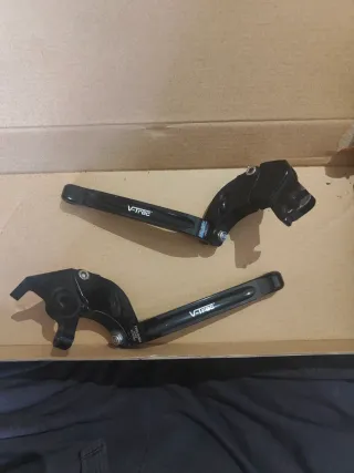 Manetas V-Trec KTM 390 adv Abatibles Negras