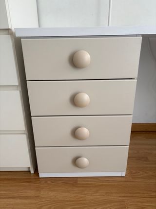 Cama compacta de dos alturas + escritorio