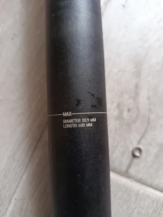 Tija sillín bicicleta 30.9 mm