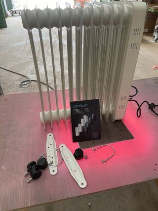 Cecotec Radiador Eléctrico Aceite Blanco