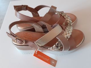 Sandalias Porronet Piel Hechas en España