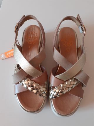 Sandalias Porronet Piel Hechas en España