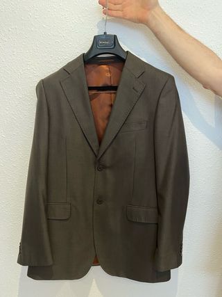 Conjunto de traje MAXON color taupe oscuro