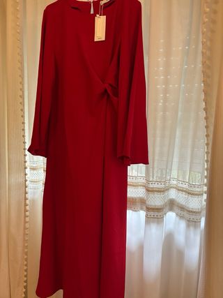 Vestido Mango Rojo Nuevo Temporada AGOTADÍSIMO