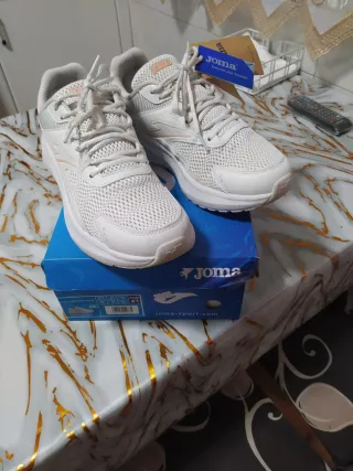 Deportivas Joma Mujer Talla 41 Blancas/Rosa