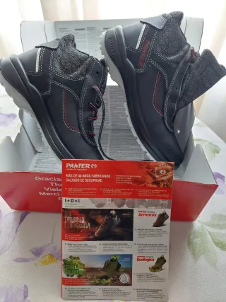 Zapatos de seguridad Panter talla 38 Nuevos