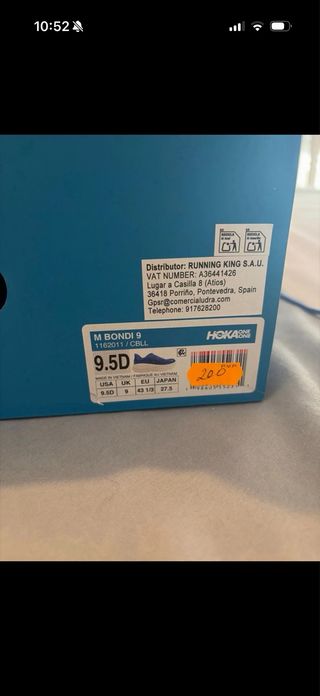 Hoka Bondi 9 Zapatillas Azul