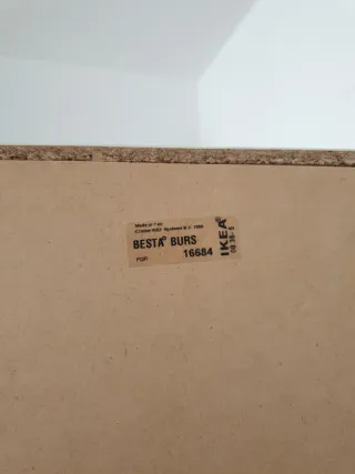 Mueble esquinero madera blanco