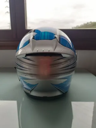 Casco de moto SHOEI azul