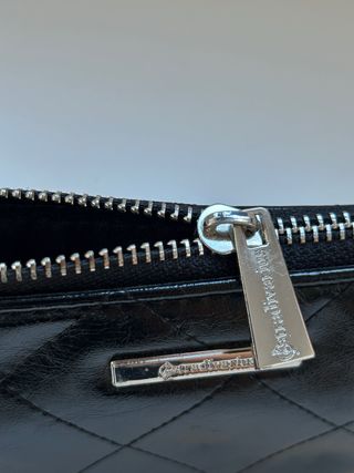 Bolso negro acolchado Stradivarius