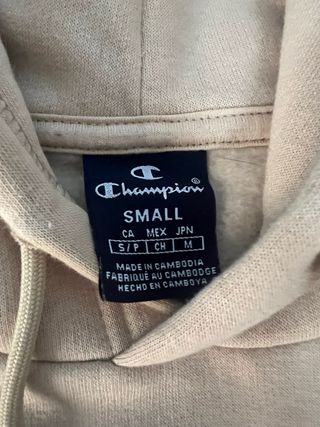 Sudadera Champion Beige