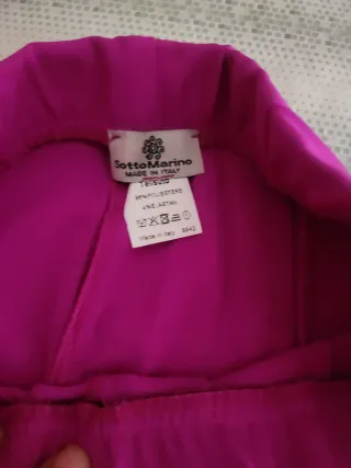 Pantaloni fuxia donna