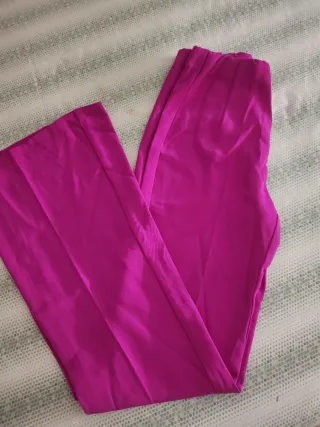 Pantaloni fuxia donna