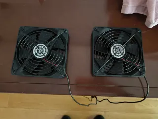 2 Ventiladores USB Refrigeración Externa